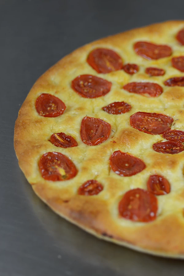 La pizza del Panificio Lievito Madre Torino